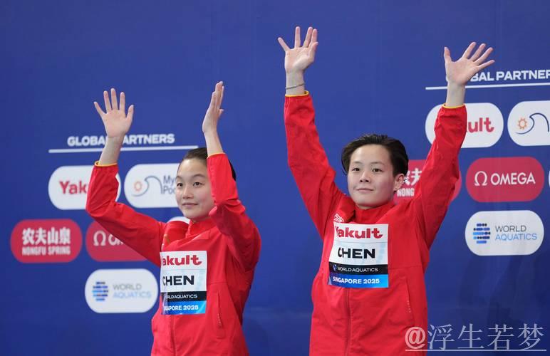 女子3米跳板世界杯总决赛 陈佳陈艺文夺下冠亚军 女子3米跳板世界杯总决赛 陈佳陈艺文夺下冠亚军